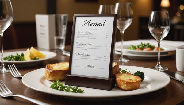 Porte menu pas cher : l'élégance à petit prix pour vos tables