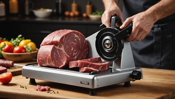 Choisissez la trancheuse à viande professionnelle pour un résultat parfait